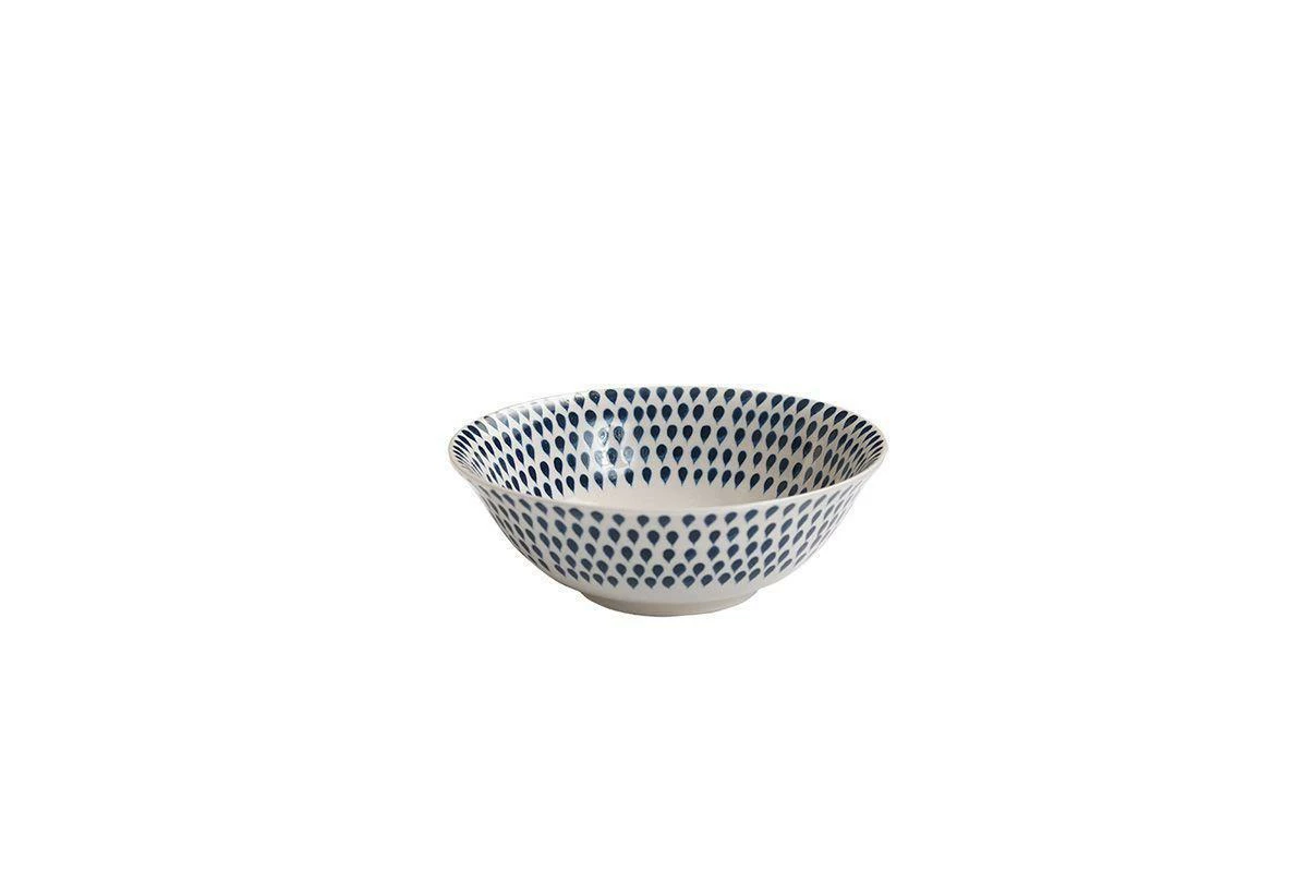 Indigo Drop Cereal Bowl 6 Indigo Drop Cereal Bowl - Image 4