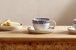 Indigo Drop Cup & Saucer