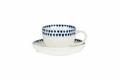 Indigo Drop Cup & Saucer 9 Indigo Drop Cup & Saucer -furniture Sales Store nkuku indigo drop cup saucer 5055672420316 32810210263216