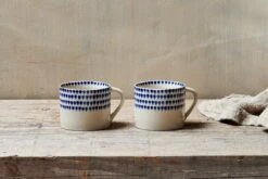 Indigo Drop Mug - Small (Set Of 2)
