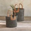 Indra Coil Basket - Charcoal 2 Indra Coil Basket - Charcoal -furniture Sales Store nkuku indra coil basket charcoal 14993159094381