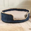Jaiyuh Hemp Pet Bed - Indigo - Large -furniture Sales Store nkuku jaiyuh hemp pet bed indigo large 5 06e 12 32807253606576
