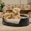 Jaiyuh Hemp Pet Bed - Indigo - Medium