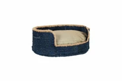 Jaiyuh Hemp Pet Bed - Indigo - Medium -furniture Sales Store nkuku jaiyuh hemp pet bed indigo medium 5 06e 12 32807255539888