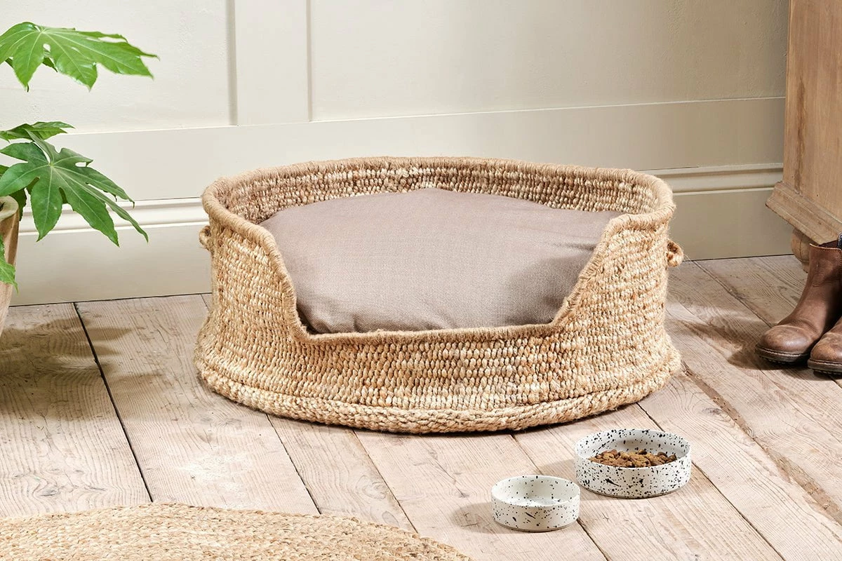 Jaiyuh Hemp Pet Bed - Natural - Large 3 Jaiyuh Hemp Pet Bed - Natural - Large
