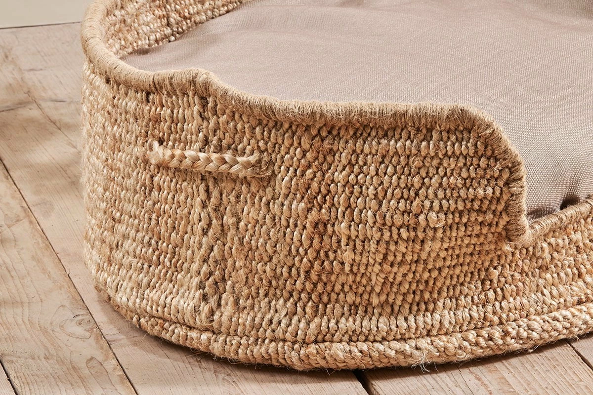 Jaiyuh Hemp Pet Bed - Natural - Large 5 Jaiyuh Hemp Pet Bed - Natural - Large - Image 3