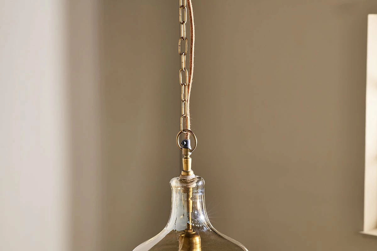 Kalsi Recycled Glass Pendant Light - Lustre - Small 6 Kalsi Recycled Glass Pendant Light - Lustre - Small - Image 4