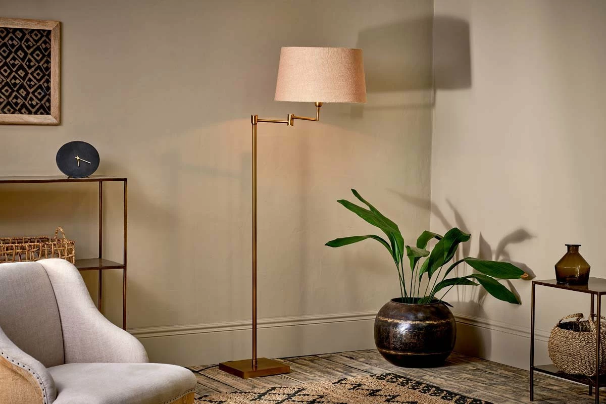 Kara Floor Lamp - Brass 3 Kara Floor Lamp - Brass
