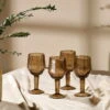 Kavya Wine Glass - Smoke - (Set Of 4) 2 Kavya Wine Glass - Smoke - (Set Of 4) -furniture Sales Store nkuku kavya wine glass set of 4 5055672415619 31980942852272