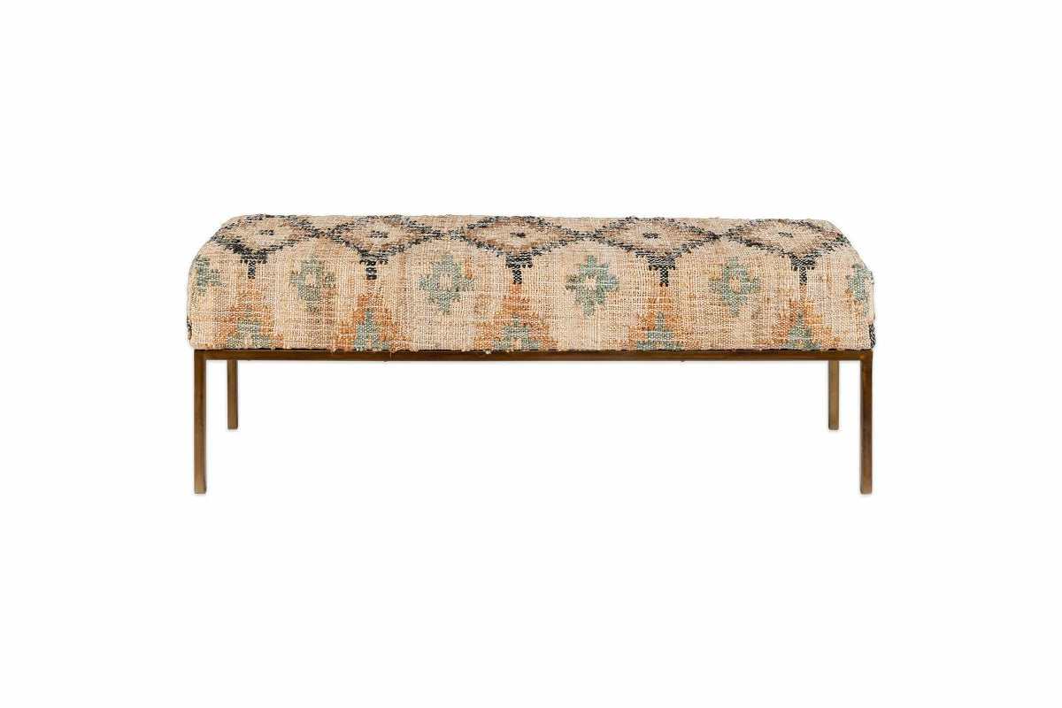 Kesu Kilim & Iron Bench 6 Kesu Kilim & Iron Bench - Image 4