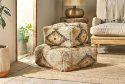 Kesu Kilim Pouf - Large 8 Kesu Kilim Pouf - Large -furniture Sales Store nkuku kesu kilim pouf large 5055672410546 31104984023216