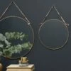 Kiko Round Mirror - Brass -furniture Sales Store nkuku kiko round mirror brass 29451786977456