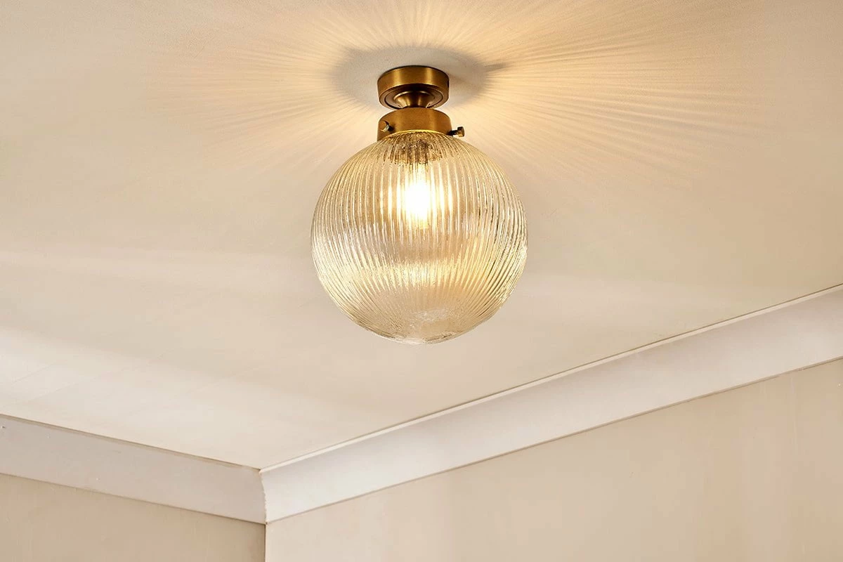 Konnie Bathroom Ceiling Lamp Globe - Clear 5 Konnie Bathroom Ceiling Lamp Globe - Clear - Image 3