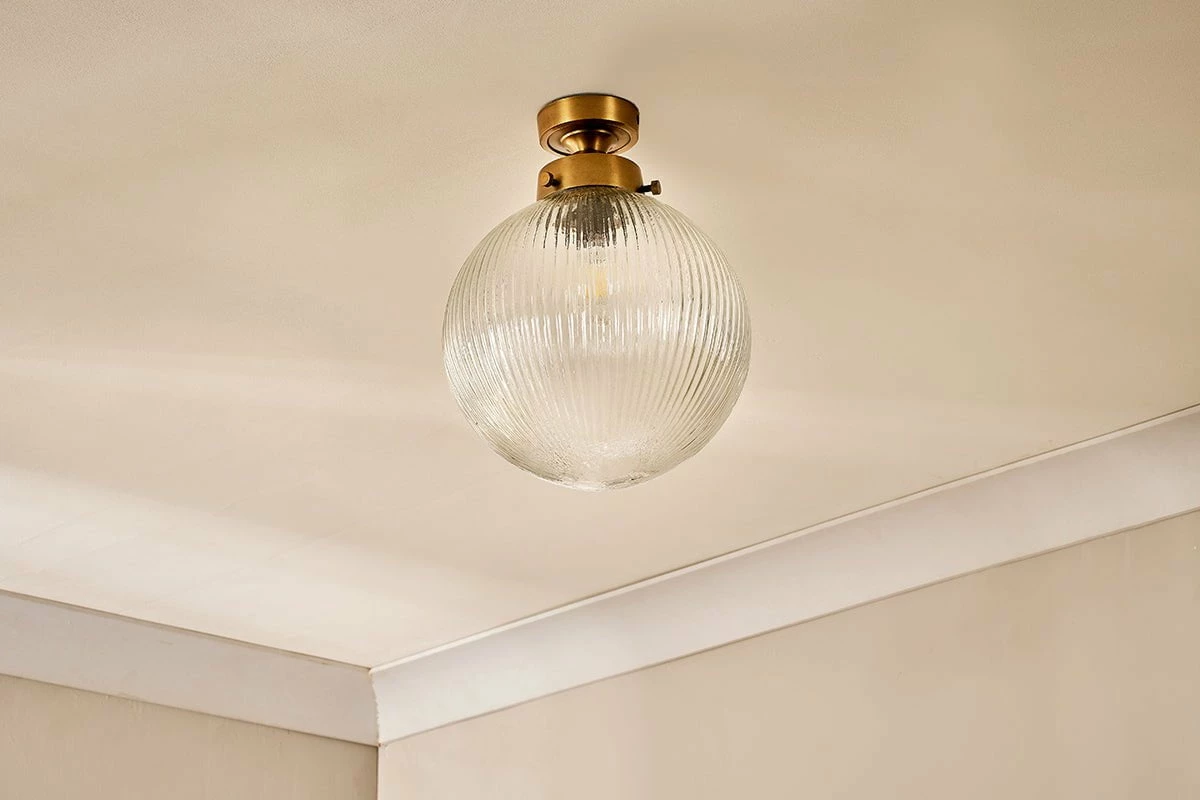 Konnie Bathroom Ceiling Lamp Globe - Clear 6 Konnie Bathroom Ceiling Lamp Globe - Clear - Image 4
