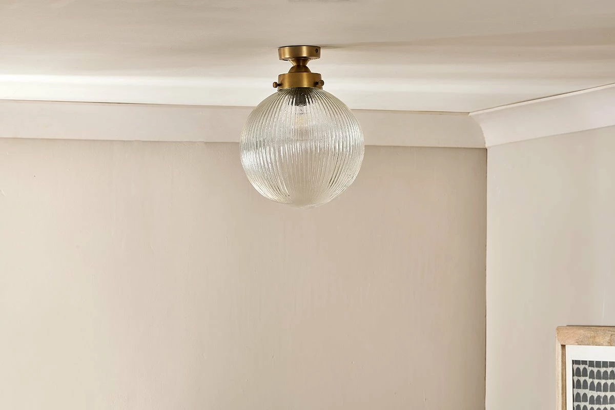 Konnie Bathroom Ceiling Lamp Globe - Clear 4 Konnie Bathroom Ceiling Lamp Globe - Clear - Image 2