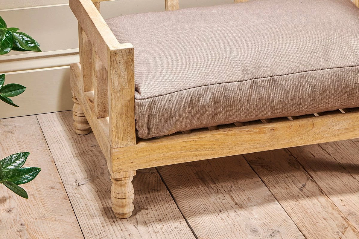 Koska Cotton Pet Cushion - Natural - Medium 8 Koska Cotton Pet Cushion - Natural - Medium - Image 6