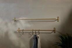 Laila Iron Hanging Rail - Brass