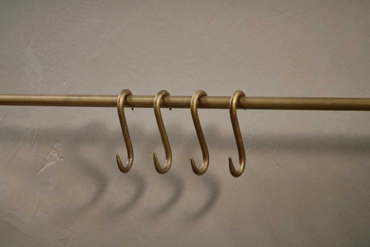 Laila Iron Hanging Rail - Brass 5 Laila Iron Hanging Rail - Brass - Image 3