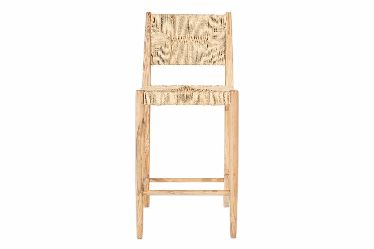 Lohanda Acacia & Munja Grass Counter Chair 9 Lohanda Acacia & Munja Grass Counter Chair - Image 7