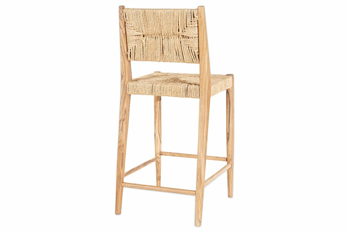 Lohanda Acacia & Munja Grass Counter Chair 11 Lohanda Acacia & Munja Grass Counter Chair - Image 9