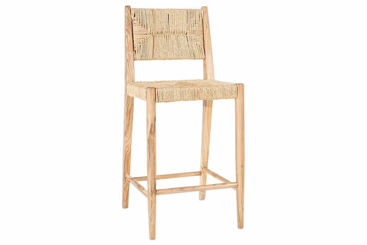 Lohanda Acacia & Munja Grass Counter Chair 10 Lohanda Acacia & Munja Grass Counter Chair - Image 8