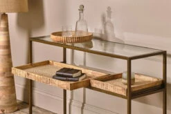 Luzon Iron & Mango Wood Display Console Table -furniture Sales Store nkuku luzon display console table 5055672417675 32810229629104