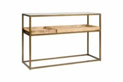 Luzon Iron & Mango Wood Display Console Table -furniture Sales Store nkuku luzon display console table 5055672417675 32810229661872