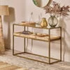 Luzon Iron & Mango Wood Display Console Table -furniture Sales Store nkuku luzon display console table 5055672417675 32810229727408