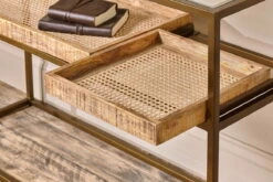 Luzon Iron & Mango Wood Display Console Table -furniture Sales Store nkuku luzon display console table 5055672417675 32810229760176