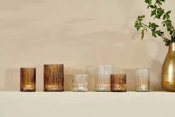 Malana Recycled Glass Candle Holder - Clear -furniture Sales Store nkuku malana recycled glass candle holder clear 31011189031088