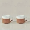 Mali Ribbed Coffee Mug - White (Set Of 2) 2 Mali Ribbed Coffee Mug - White (Set Of 2) -furniture Sales Store nkuku mali ribbed coffee mug white set of 2 5055672486749 15495864090733