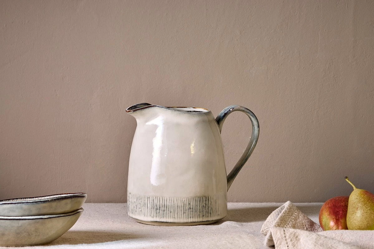 Malia Jug - Cream - Large 3 Malia Jug - Cream - Large