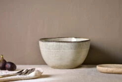 Malia Serving Bowl - Cream