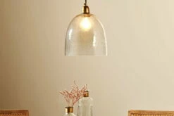 Malikka Easy Fit Recycled Glass Lampshade - Clear -furniture Sales Store nkuku malikka easy fit recycled glass lampshade clear 5055672419167 32986583302320