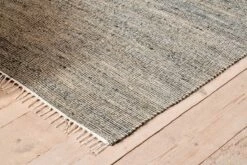 Manado Jute & Cotton Rug - Indigo -furniture Sales Store nkuku manado jute cotton rug indigo 31209480093872