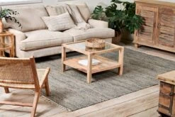 Manado Jute & Cotton Rug - Indigo -furniture Sales Store nkuku manado jute cotton rug indigo 31209480159408