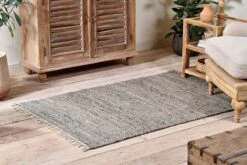 Manado Jute & Cotton Rug - Indigo -furniture Sales Store nkuku manado jute cotton rug indigo 31209480814768