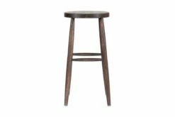 Mengwi Mango Wood Round Bar Stool - Dark Brown -furniture Sales Store nkuku mengwi round bar stool dark brown 5 06e 12 32807154581680