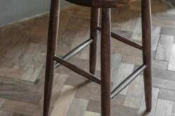 Mengwi Mango Wood Round Bar Stool - Dark Brown -furniture Sales Store nkuku mengwi round bar stool dark brown 5 06e 12 32807154909360
