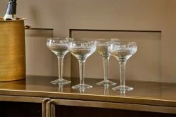 Mila Champagne Glass - Clear - (Set Of 4)
