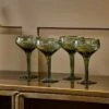 Mila Champagne Glass - Dark Emerald - (Set Of 4) -furniture Sales Store nkuku mila champagne glass dark emerald set of 4 5055672408338 29499328692400