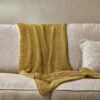 Moss Stitch Cotton Throw - Mustard -furniture Sales Store nkuku moss stitch cotton throw mustard 5055672493259 29802492952752