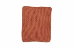 Moss Stitch Cotton Throw - Rust -furniture Sales Store nkuku moss stitch cotton throw rust 5055672409830 29802578968752