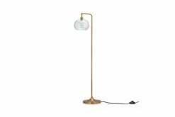 Mulia Recycled Glass Floor Lamp - Antique Brass -furniture Sales Store nkuku mulia glass floor lamp antique brass 5055672411284 31010293448880