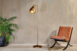 Muturi Floor Lamp - Antique Brass