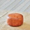 Nadu Leather Pouf -furniture Sales Store nkuku nadu leather pouf 5055672496847 31313106239664