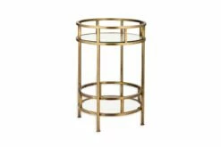 Nakuru Iron & Glass Drinks Table - Brass 9 Nakuru Iron & Glass Drinks Table - Brass -furniture Sales Store nkuku nakuru iron glass drinks table brass 5055672407652 29411502850224