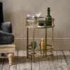 Nakuru Iron & Glass Drinks Table - Brass 1 Nakuru Iron & Glass Drinks Table - Brass -furniture Sales Store nkuku nakuru iron glass drinks table brass 5055672407652 29414887129264