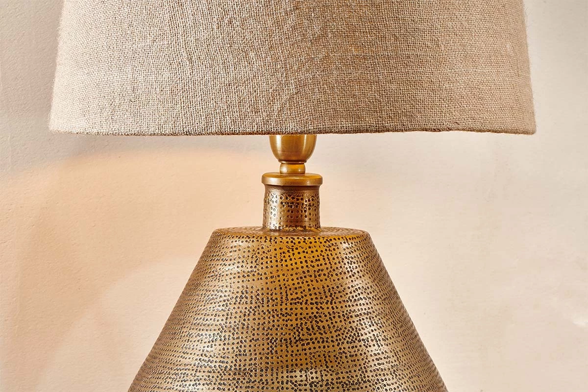 Nalgonda Lamp - Antique Brass - Small 5 Nalgonda Lamp - Antique Brass - Small - Image 3