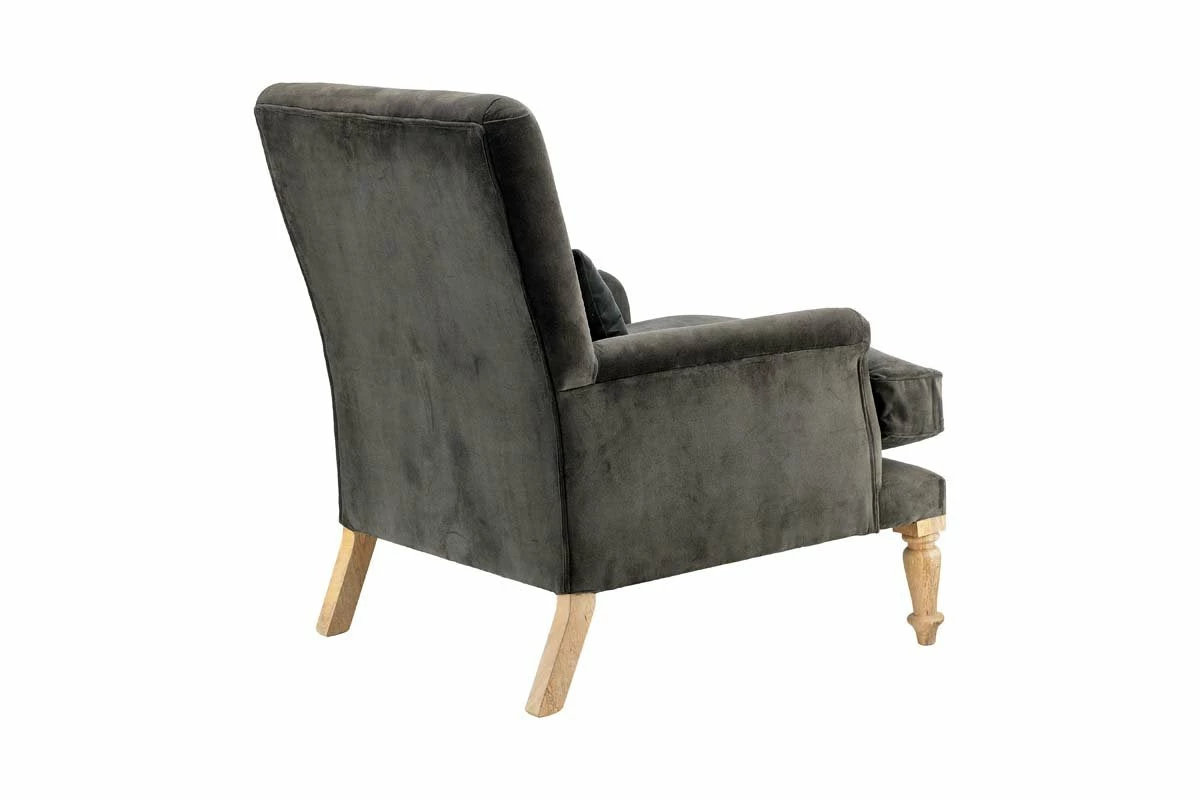 Nalla Velvet Armchair - Moss 11 Nalla Velvet Armchair - Moss - Image 9